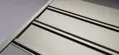 Orientační hliníková vyměnitelná tabule 
