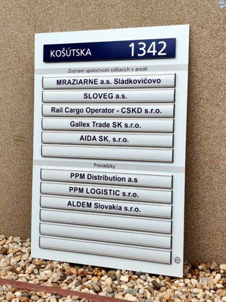 Vymeniteľná orientačná tabuľa „Prominent HL-44“ – 70 × 100 cm